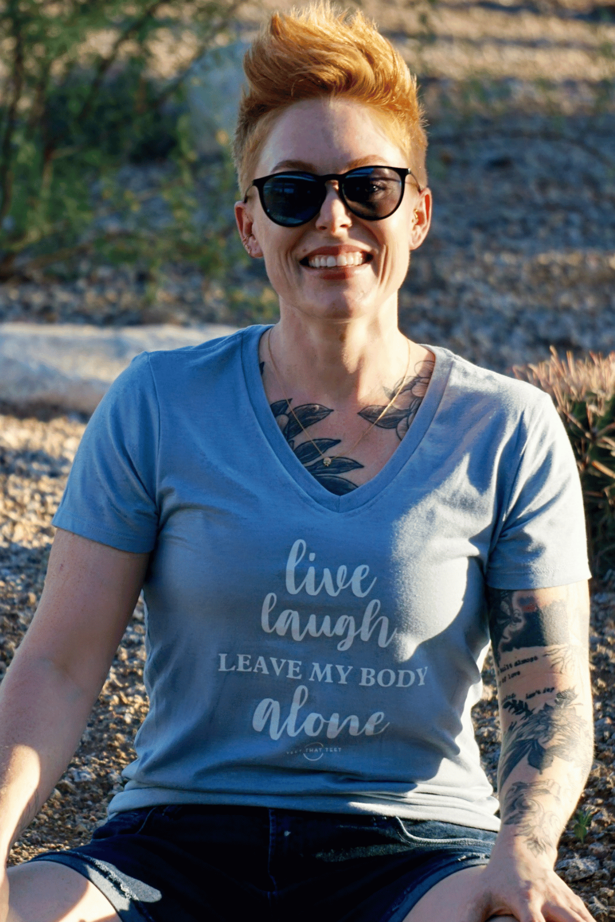 Live, Laugh, V Necks