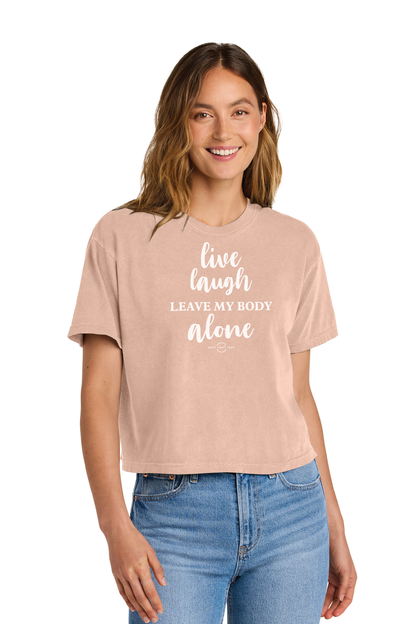 Live, Laugh Boxy Tees